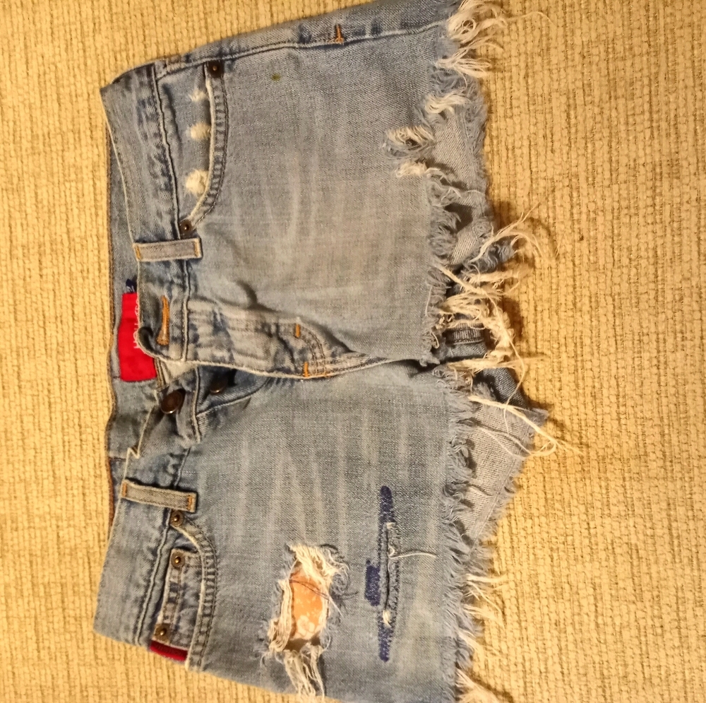 Hollister jean shorts